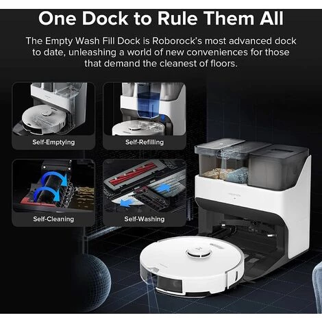 Roborock S7 Pro Ultra Aspirateur Robot 5100Pa Vide. Serpilli��re. Laver. Automagiquement Roborock S7 Pro Ultra Aspirateur Robot 5100Pa Vide. Serpilli��re. Laver. Automagiquement -Aspirateur et sac Soldes 63781181 2