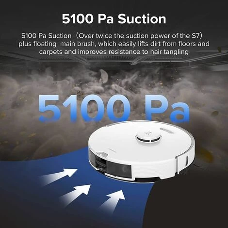 Roborock S7 Pro Ultra Aspirateur Robot 5100Pa Vide. Serpilli��re. Laver. Automagiquement Roborock S7 Pro Ultra Aspirateur Robot 5100Pa Vide. Serpilli��re. Laver. Automagiquement -Aspirateur et sac Soldes 63781181 4
