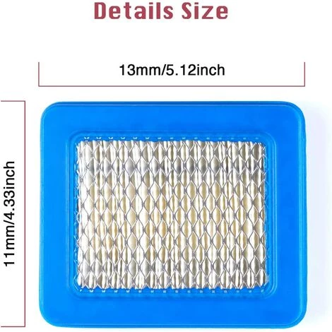 HKLFFJA Lot De 2 Cartouches De Filtre à Air Plat Pour Briggs & Stratton Cartouche De Filtre à Air D’origine De Rechange Convient Aux éléments De La Série 625e 675ex 725ex 625-675 HKLFFJA Lot De 2 Cartouches De Filtre à Air Plat Pour Briggs & Stratton Cartouche De Filtre à Air D’origine De Rechange Convient Aux éléments De La Série 625e 675ex 725ex 625-675 -Aspirateur et sac Soldes 63869269 2