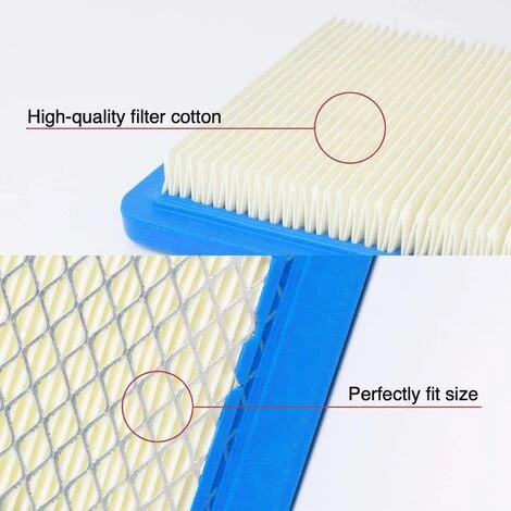HKLFFJA Lot De 2 Cartouches De Filtre à Air Plat Pour Briggs & Stratton Cartouche De Filtre à Air D’origine De Rechange Convient Aux éléments De La Série 625e 675ex 725ex 625-675 HKLFFJA Lot De 2 Cartouches De Filtre à Air Plat Pour Briggs & Stratton Cartouche De Filtre à Air D’origine De Rechange Convient Aux éléments De La Série 625e 675ex 725ex 625-675 -Aspirateur et sac Soldes 63869269 3
