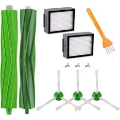 STOMO Pièces Accessoires Compatible Pour IRobot Roomba E5 E6 E7 I7 I7+ I8 I8+ J7 J7+ I6 I6+ I4 I4+ I3 I3+ Aspirateur, Remplaçant Filtres Et Brosses Kit Pour Aspirateur Robot - 11pcs -Aspirateur et sac Soldes 63946123 5