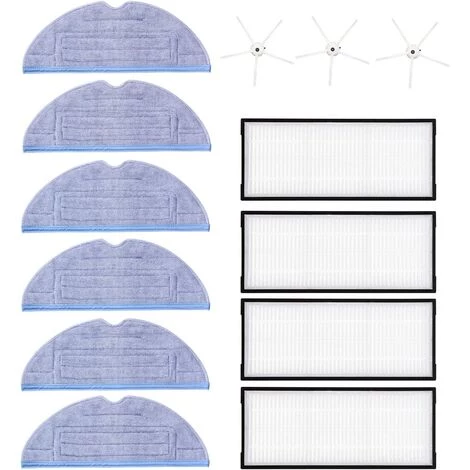STOMO Accessoires de Serpillière pour Roborock S7 S7 plus, avec 6 D'origine Serpillière Chiffons en Microfibre,4 Hepa Filtres,3 Brosses Latérales, Compatibles Xiaomi Robot Aspirateur Rechange Set STOMO Accessoires De Serpillière Pour Roborock S7 S7 Plus, Avec 6 D'origine Serpillière Chiffons En Microfibre,4 Hepa Filtres,3 Brosses Latérales, Compatibles Xiaomi Robot Aspirateur Rechange Set -Aspirateur et sac Soldes 64098565 1