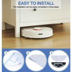 STOMO Accessoires De Serpillière Pour Roborock S7 S7 Plus, Avec 6 D'origine Serpillière Chiffons En Microfibre,4 Hepa Filtres,3 Brosses Latérales, Compatibles Xiaomi Robot Aspirateur Rechange Set 2 STOMO Accessoires De Serpillière Pour Roborock S7 S7 Plus, Avec 6 D'origine Serpillière Chiffons En Microfibre,4 Hepa Filtres,3 Brosses Latérales, Compatibles Xiaomi Robot Aspirateur Rechange Set -Aspirateur et sac Soldes 64098565 3