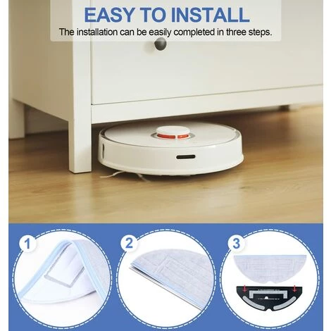STOMO Accessoires de Serpillière pour Roborock S7 S7 plus, avec 6 D'origine Serpillière Chiffons en Microfibre,4 Hepa Filtres,3 Brosses Latérales, Compatibles Xiaomi Robot Aspirateur Rechange Set STOMO Accessoires De Serpillière Pour Roborock S7 S7 Plus, Avec 6 D'origine Serpillière Chiffons En Microfibre,4 Hepa Filtres,3 Brosses Latérales, Compatibles Xiaomi Robot Aspirateur Rechange Set -Aspirateur et sac Soldes 64098565 3