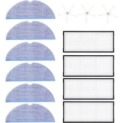 STOMO Accessoires De Serpillière Pour Roborock S7 S7 Plus, Avec 6 D'origine Serpillière Chiffons En Microfibre,4 Hepa Filtres,3 Brosses Latérales, Compatibles Xiaomi Robot Aspirateur Rechange Set 3 STOMO Accessoires De Serpillière Pour Roborock S7 S7 Plus, Avec 6 D'origine Serpillière Chiffons En Microfibre,4 Hepa Filtres,3 Brosses Latérales, Compatibles Xiaomi Robot Aspirateur Rechange Set -Aspirateur et sac Soldes 64098565 4