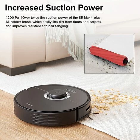 Roborock Q7 Max+ Aspirateur Robot Laveur 4200 Pa ,Robot Aspirateur à Navigation Lidar Cartographie WiFi/Alexa/APP(Noir) Roborock Q7 Max+ Aspirateur Robot Laveur 4200 Pa ,Robot Aspirateur à Navigation Lidar Cartographie WiFi/Alexa/APP(Noir) -Aspirateur et sac Soldes 64391998 3