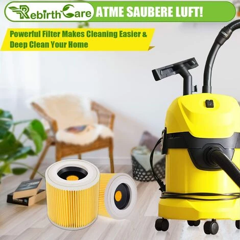 CESIèCLEFOU Lot de 2 filtres à cartouche pour Kärcher WD3 PremiumFiltre WD3 - Filtre de rechange pour aspirateur Kärcher Lefou CESIèCLEFOU Lot De 2 Filtres à Cartouche Pour Kärcher WD3 PremiumFiltre WD3 - Filtre De Rechange Pour Aspirateur Kärcher Lefou -Aspirateur et sac Soldes 64903253 5