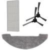 PROSCENIC Kit D'accessoires(2 Brosses Latérales + 1 Lavette + 1 Filtre HEPA) Pour Aspirateur Robot 850P/850T