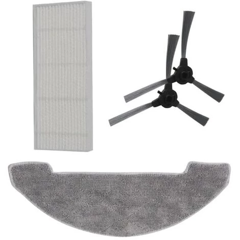 PROSCENIC Kit d'accessoires(2 brosses latérales + 1 lavette + 1 filtre HEPA) pour Aspirateur robot 850P/850T PROSCENIC Kit D'accessoires(2 Brosses Latérales + 1 Lavette + 1 Filtre HEPA) Pour Aspirateur Robot 850P/850T -Aspirateur et sac Soldes 65261830 1