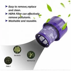 THSINDE Unite De Filtre Lavable Pour Dyson V10 Sv12 Aspirateur De Nettoyage Total Absolue Animaux Cyclone T02Da -Aspirateur et sac Soldes 65441431 3