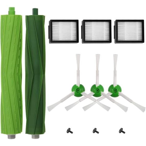 OSQI Kit d'accessoires de réapprovisionnement pour aspirateur robotique iRobot Roomba i7 i7+/i7 Plus E5 E6 E7, 2 filtres haute efficacité + 3 brosses de balayage des bords + 1 pièce de rechange pour brosses en caoutchouc multi-surfaces OSQI Kit D'accessoires De Réapprovisionnement Pour Aspirateur Robotique IRobot Roomba I7 I7+/i7 Plus E5 E6 E7, 2 Filtres Haute Efficacité + 3 Brosses De Balayage Des Bords + 1 Pièce De Rechange Pour Brosses En Caoutchouc Multi-surfaces -Aspirateur et sac Soldes 65503035 1