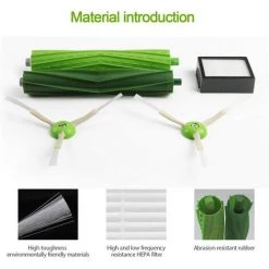 OSQI Kit D'accessoires De Réapprovisionnement Pour Aspirateur Robotique IRobot Roomba I7 I7+/i7 Plus E5 E6 E7, 2 Filtres Haute Efficacité + 3 Brosses De Balayage Des Bords + 1 Pièce De Rechange Pour Brosses En Caoutchouc Multi-surfaces 2 OSQI Kit D'accessoires De Réapprovisionnement Pour Aspirateur Robotique IRobot Roomba I7 I7+/i7 Plus E5 E6 E7, 2 Filtres Haute Efficacité + 3 Brosses De Balayage Des Bords + 1 Pièce De Rechange Pour Brosses En Caoutchouc Multi-surfaces -Aspirateur et sac Soldes 65503035 3