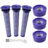 HELLO KITTY BAIN Dyson V7 V8 Accessoires Pour Aspirateur Pièces De Filtre Avant Et Arrière