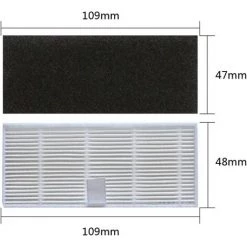 STOMO Kit D'Accessoires Pour Proscenic 850T Avec 2 Brosse Principale 4 Filtre Hepa 6 Brosse Latérale 4 Chiffon De Vadrouille -Aspirateur et sac Soldes 65629686 3