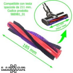 MEZHENG Rouleau Brosse Aspirateur 185 Mm Compatible Avec Dyson V6 Animal V6 Fluffy DC58 DC59 DC62 SV03 SV073 963830-01 Cylindre Rotatif De Remplacement Pour Moteur De Tête De Moteur (185 Mm) 2 MEZHENG Rouleau Brosse Aspirateur 185 Mm Compatible Avec Dyson V6 Animal V6 Fluffy DC58 DC59 DC62 SV03 SV073 963830-01 Cylindre Rotatif De Remplacement Pour Moteur De Tête De Moteur (185 Mm) -Aspirateur et sac Soldes 65671551 3