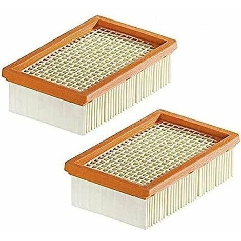 FVO Lot De 2 Filtre Remplacement Pour Aspirateur Kärcher Wd4 Wd5 Wd6 Mv4 Mv5 Mv6 Plissé Plat FVO Lot De 2 Filtre Remplacement Pour Aspirateur Kärcher Wd4 Wd5 Wd6 Mv4 Mv5 Mv6 Plissé Plat -Aspirateur et sac Soldes 66167764 1