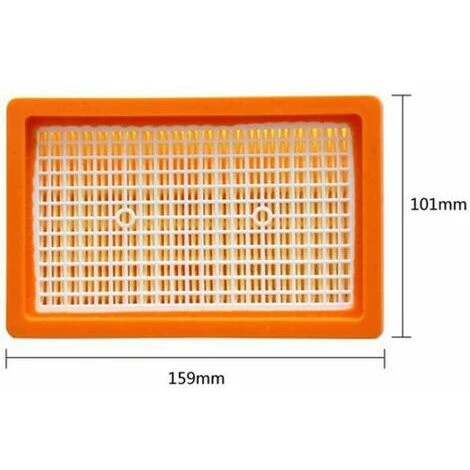 FVO Lot De 2 Filtre Remplacement Pour Aspirateur Kärcher Wd4 Wd5 Wd6 Mv4 Mv5 Mv6 Plissé Plat FVO Lot De 2 Filtre Remplacement Pour Aspirateur Kärcher Wd4 Wd5 Wd6 Mv4 Mv5 Mv6 Plissé Plat -Aspirateur et sac Soldes 66167764 2