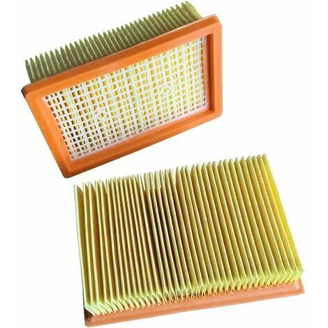 FVO Lot De 2 Filtre Remplacement Pour Aspirateur Kärcher Wd4 Wd5 Wd6 Mv4 Mv5 Mv6 Plissé Plat FVO Lot De 2 Filtre Remplacement Pour Aspirateur Kärcher Wd4 Wd5 Wd6 Mv4 Mv5 Mv6 Plissé Plat -Aspirateur et sac Soldes 66167764 4