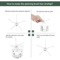 EINEMGELD 10 Brosses Latérales, Compatibles Avec Les Accessoires D'aspirateur Roborock T7S/Plus/S7 -Aspirateur et sac Soldes 66209679 3