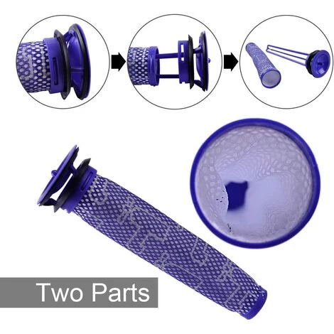 FVO Filtre pour Dyson V8 V7 V6 DC62 Aspirateur #DY-965661-01, Keepow® Filtre Mélange de Matériaux Standard Bleue, Lot de 3 FVO Filtre Pour Dyson V8 V7 V6 DC62 Aspirateur #DY-965661-01, Keepow® Filtre Mélange De Matériaux Standard Bleue, Lot De 3 -Aspirateur et sac Soldes 66307770 5