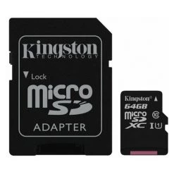 Kingston - Kingston Canvas Select Microsd Uhs-i Class 10 Card 64gb - Sdcs264gb