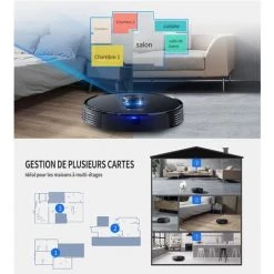 PROSCENIC M7 PRO Aspirateur Robot Intelligent 2 En 1 Avec Collecteur Automatique De Poussières Aspiration Et Lavage Navigation Laser 2 PROSCENIC M7 PRO Aspirateur Robot Intelligent 2 En 1 Avec Collecteur Automatique De Poussières Aspiration Et Lavage Navigation Laser -Aspirateur et sac Soldes 66543026 3