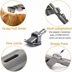 PREMIER Brosse Pour Chien Pour Dyson V6 V7 V8 V10 V11 Brosse À Poils Moyen/Long, Animal De Compagnie (Comparable À 921001-01, 912270-01) 2 PREMIER Brosse Pour Chien Pour Dyson V6 V7 V8 V10 V11 Brosse À Poils Moyen/Long, Animal De Compagnie (Comparable À 921001-01, 912270-01) -Aspirateur et sac Soldes 66573885 3