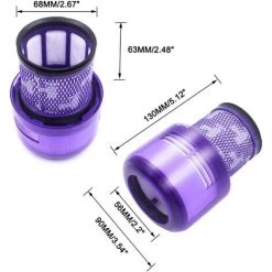 EINEMGELD Lot De 4 Pièces De Rechange Pour Filtres à Vide -Aspirateur et sac Soldes 66718785 5