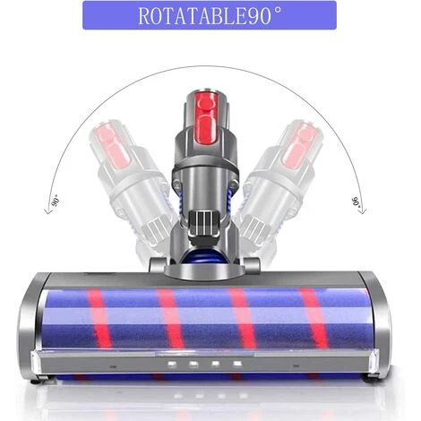 HIASDFLS Accessoire De Nettoyagetête De Nettoyage Pour Modèles Dyson V7 V8 V10 V11 Aspirateur Balai Sans Fil Accessoires Pour Parquets HIASDFLS Accessoire De Nettoyagetête De Nettoyage Pour Modèles Dyson V7 V8 V10 V11 Aspirateur Balai Sans Fil Accessoires Pour Parquets -Aspirateur et sac Soldes 66767691 2