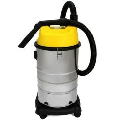 MAXBLAST Aspirateur Industriel De 30 Litres 1400W En Acier Inoxydable Et Accessoires, Aspirateur Sec & Humide, Sac à Poussière Offert - Argent#Jaune -Aspirateur et sac Soldes 9286011 4